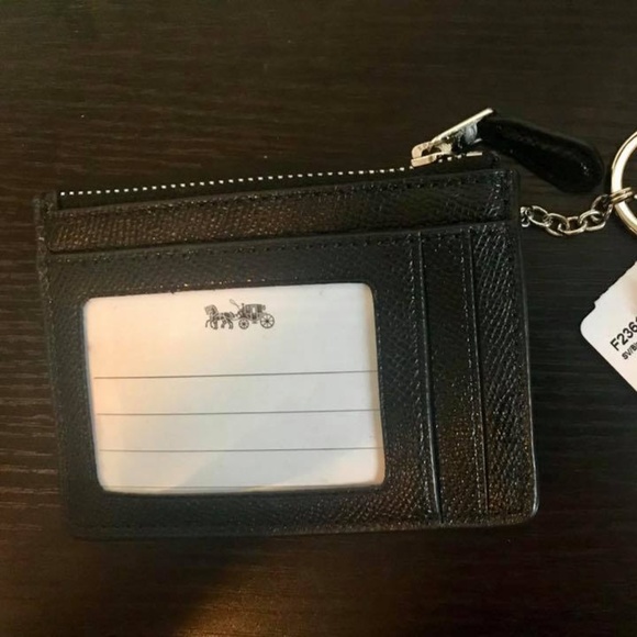 Coach Accessories - NWT Signature & Blue Mini ID Case